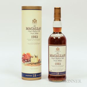 Macallan 18 Years Old 1982, 1 750ml bottle (ot)