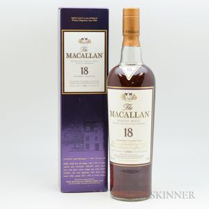 Macallan 18 Years Old, 1 750ml bottle (oc)