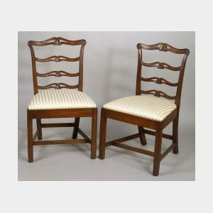 Set of Six George III Style Ribbon-back Side Chairs