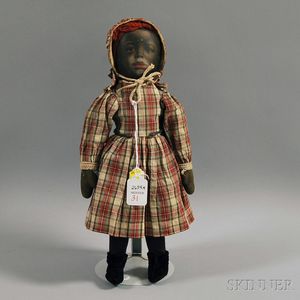 Babyland Rag Black Girl Doll