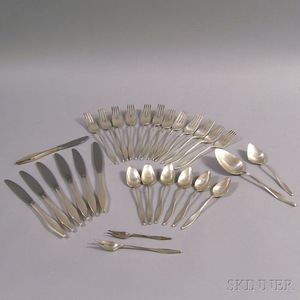 Reed & Barton "Cellini" Sterling Silver Flatware Service for Six