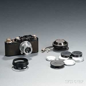 Black Leica IId with Elmar Lens