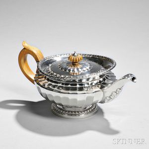 George IV Sterling Silver Teapot