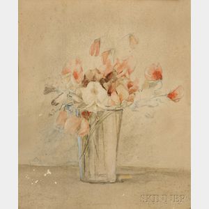 American School, 19th Century Floral Still Life