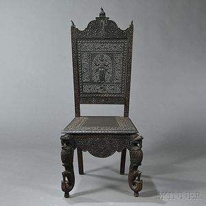 Anglo-Indian Rosewood Side Chair
