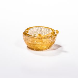 Murano Glass Ashtray and Stubber Attributed to Ercole Barovier