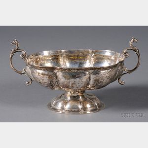 German Silver Footed Bowl