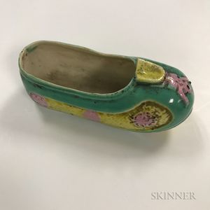 Enameled Porcelain Shoe