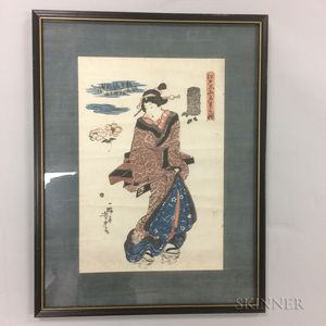 Utagawa Yoshitora (active c. 1850-80) Woodblock Print