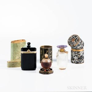 Three Vintage Glass Perfumes