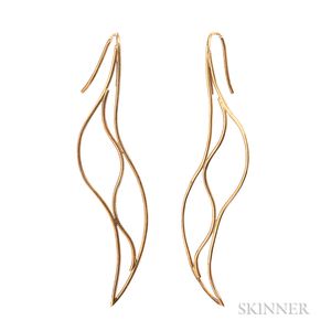 18kt Gold Earrings, Elsa Peretti, Tiffany & Co.