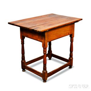 William and Mary-style Turned Maple Tavern Table