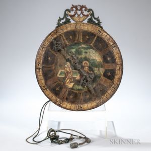 Flemish Wag-on-the-Wall Clock