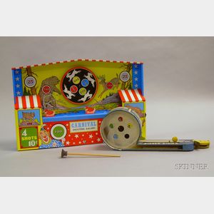 Two American Lithographed Tin Game Toys