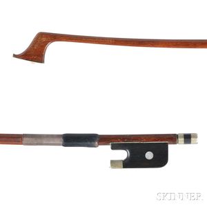 Nickel-mounted Three-quarter Size Violoncello Bow, Finkel Workshop