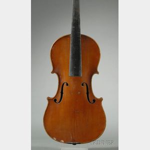 German Violin, Julius Heberlein Workshop, c. 1900