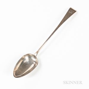 George III Sterling Silver Stuffing Spoon