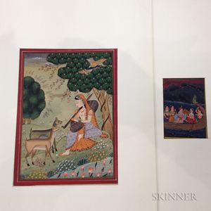 Two Manuscript Paintings