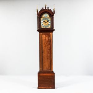 Abraham & Calvin Edwards Cherry Tall Clock
