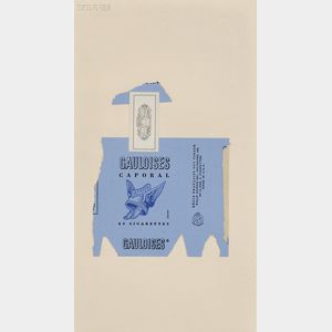 Robert Motherwell (American, 1915-1991) Gauloises bleues