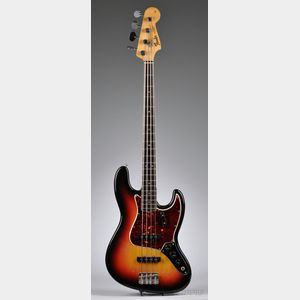 American Electric Bass Guitar, Fender Musical Instruments, Santa Ana, 1966, Model Jazz Bass