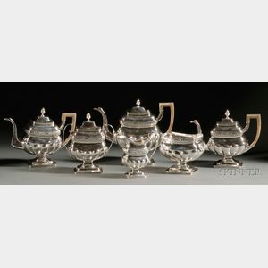 American Federal Silver Six Piece Tea and Coffee Service