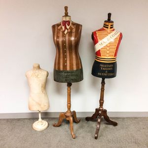 Three Tailor's Mannequins