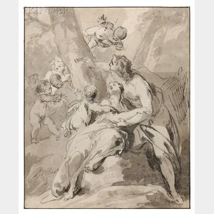 Jacob de Wit (Dutch, 1695-1754) Angelica and Medoro