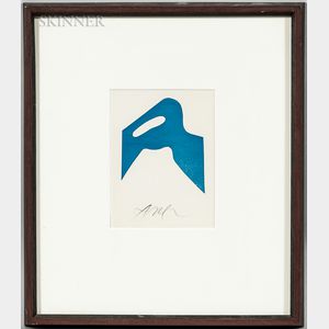 Jean (Hans) Arp (French/German, 1886-1966) Plate from the Suite Gaston Puel