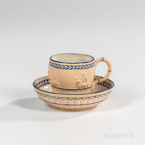 Wedgwood Caneware Cup and Saucer