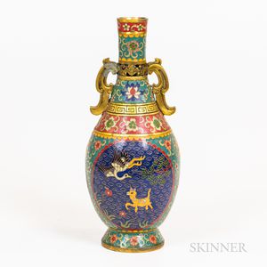 Modern Chinese Cloisonne Vase