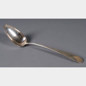 Danish Silver Serving Spoon