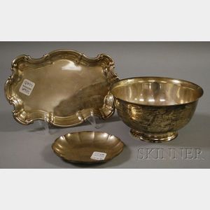 Three Pieces of Sterling Tableware