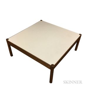 Large Square Low Table with Laminate Top