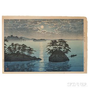 Kawase Hasui (1883-1957),Futago Island, Matsushima