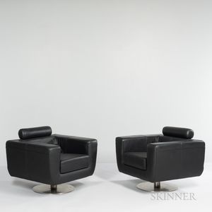 Pair of Danish Inspired Lounge Chairs