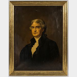 American School, 19th Century Portrait of Thomas Jefferson