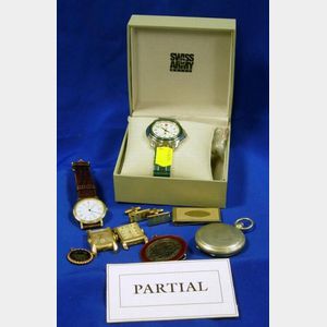 Group of Men's Watches and Dress Articles