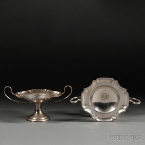 Pair of George V Sterling Silver Tazza