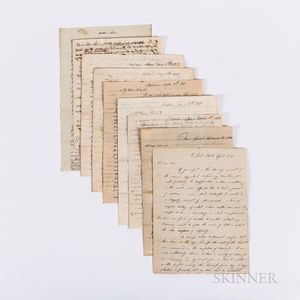 Twenty-two Letters and Documents Regarding the Business and Personal Affairs of Samuel Batchelder, 1808-1827.