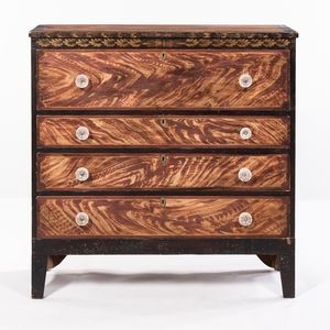 Country Grain-painted Chest of Drawers