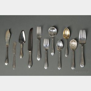 Partial Sterling Silver Flatware Set for Six by Dominick and Haff/Reed & Barton