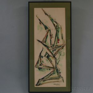 Chaim Gross (American, 1904-1991) Sculptural Composition.