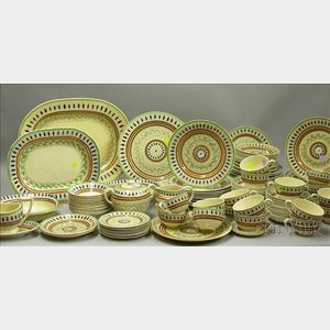 Approximately 125-piece Adams Titian Ware Partial Dinner Service.