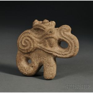 Pre-Columbian Carved Stone Hacha