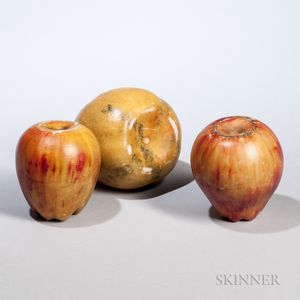 Oversized Stone Mango and Two Apples