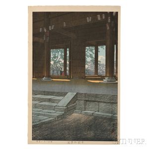 Kawase Hasui (1883-1957),Chionin Temple in Kyoto