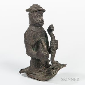 Benin Bronze Fragment of a Figure
