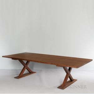 Bench-made X-leg Dining Table