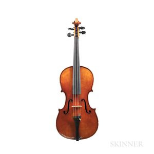 American Seven-eighth Size Violin, Willibald Conrad Stenger, Chicago, 1944